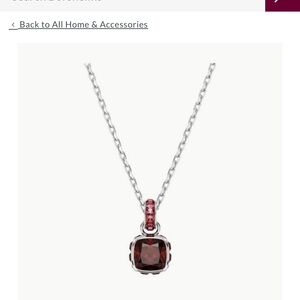 Swarovski Red Pendant Necklace